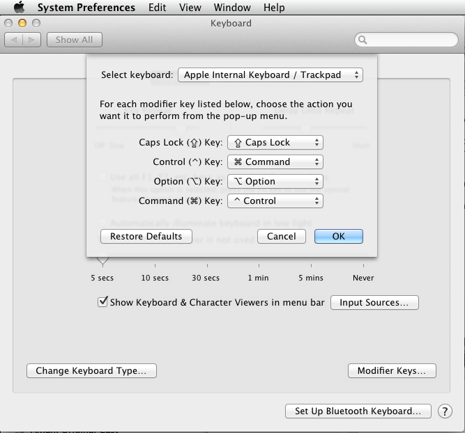 copy and paste shortcut mac